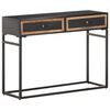 vidaXL Console Table 100x35x75 cm Solid Mango Wood