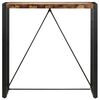vidaXL Bar Table 110x60x110 cm Solid Reclaimed Wood