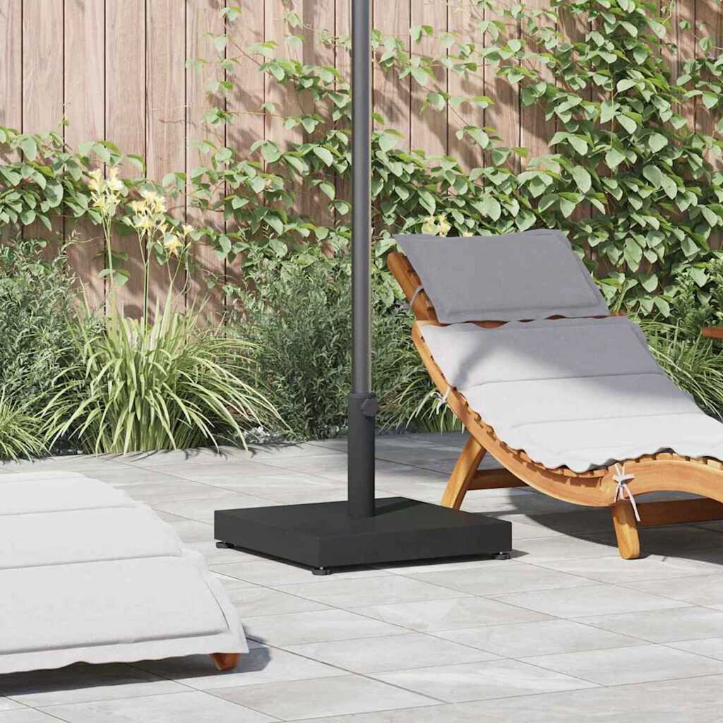 vidaXL Outdoor Umbrella Bases Black 45 x 45 x 31.5 cm Steel, Concrete