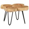 vidaXL Coffee Table 36 cm 4 Trunks Solid Wood Acacia