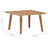 vidaXL Garden Coffee Table 60x60x36 cm Solid Acacia Wood
