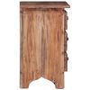 vidaXL Bedside Cabinet 30x30x51 cm Solid Mahogany Wood