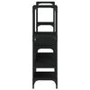 vidaXL TV Cabinet Black 206.5x28.5x95 cm Engineered Wood