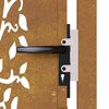 vidaXL Garden Gate 105x130 cm Corten Steel Tree Design