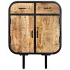 vidaXL Sideboard 60x30x75 cm Solid Mango Wood and Iron