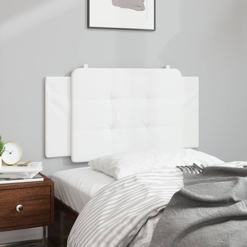 vidaXL Headboard Cushion "Zadar" White 100 cm Faux Leather
