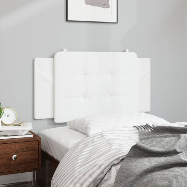 vidaXL Headboard Cushion "Zadar" White 100 cm Faux Leather