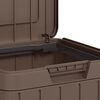 vidaXL Outdoor Garbage Bin Brown 38x38x65 cm PP