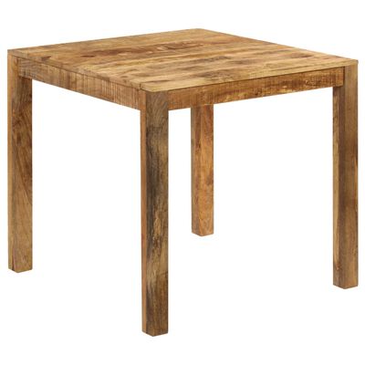 vidaXL Dining Table Solid Mango Wood 82x80x76 cm