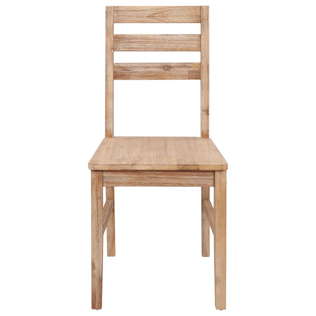 vidaXL 7 Piece Dining Set Solid Acacia Wood
