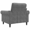 vidaXL Sofa Chair Dark Grey 60 cm Velvet