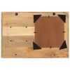 vidaXL Mirror with Shelves 80x8x55 cm Glass and Solid Wood Mango