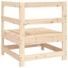 vidaXL Garden Corner Sofa Solid Wood Pine