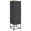 vidaXL Highboard Black 36x39x123 cm Steel