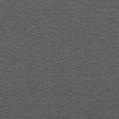 vidaXL Slipper Chair Dark Grey Fabric