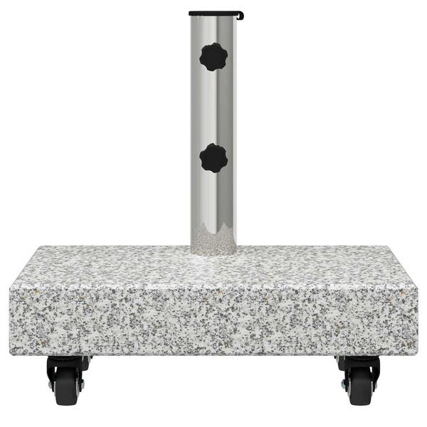 vidaXL Umbrella Base Light Grey 45x25x8.3 cm Granite