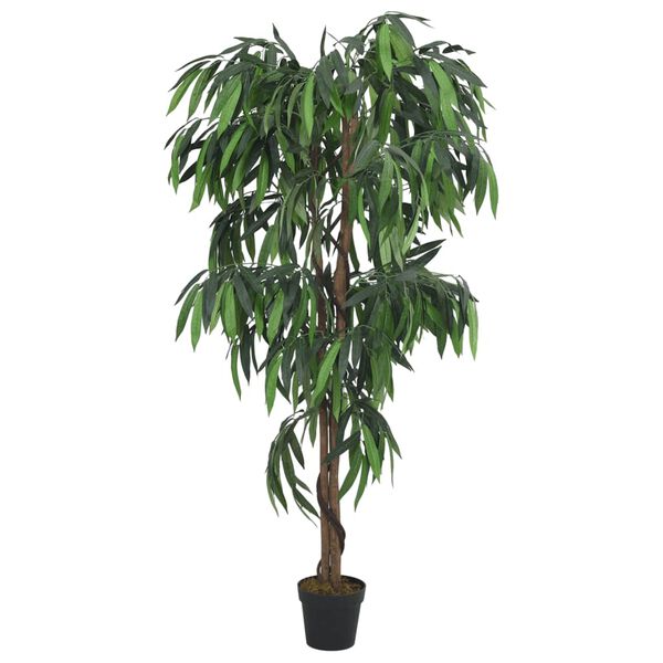 vidaXL Artificial Mango Tree 900 Leaves 180 cm Green
