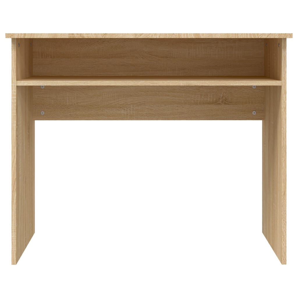 vidaXL Desk Sonoma Oak 90x50x74 cm Engineered Wood