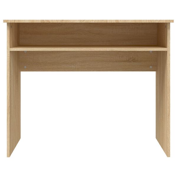vidaXL Desk Sonoma Oak 90x50x74 cm Engineered Wood