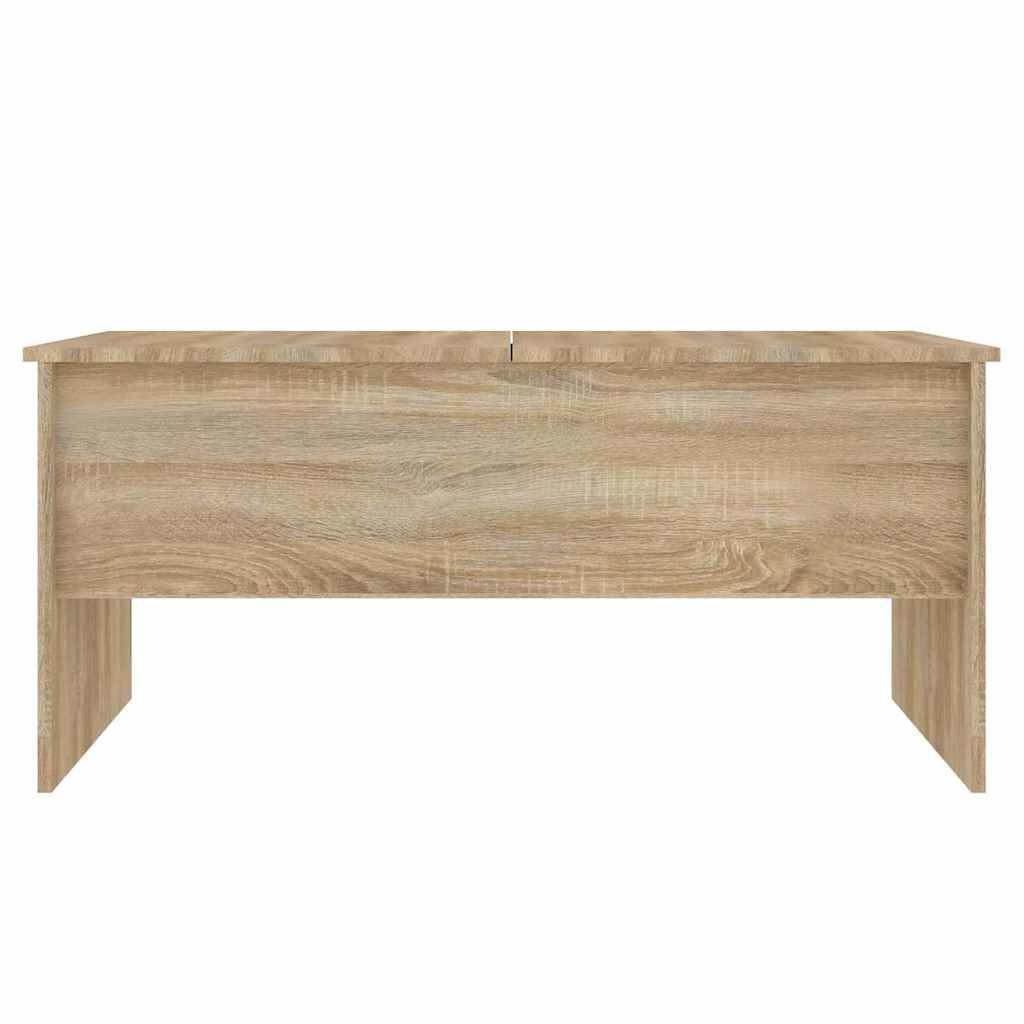 vidaXL Coffee Table Sonoma Oak 102x50.5x46.5 cm Engineered Wood