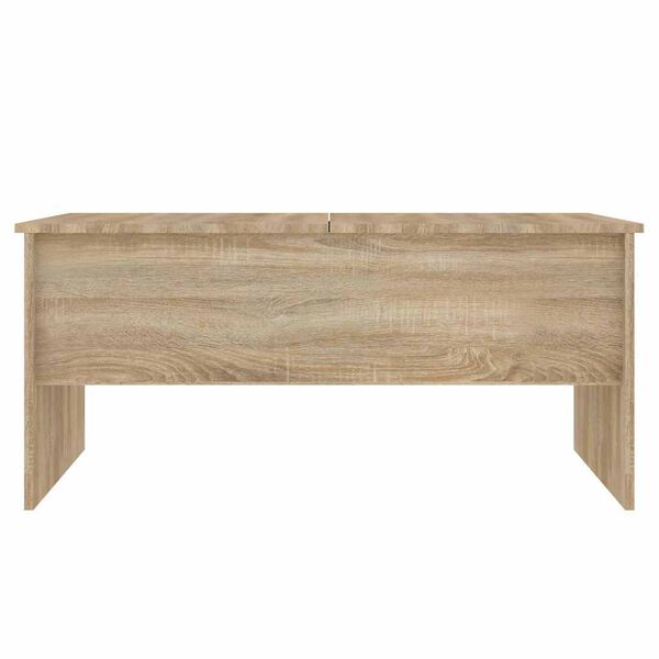 vidaXL Coffee Table Sonoma Oak 102x50.5x46.5 cm Engineered Wood