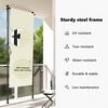vidaXL Outdoor Roller Blind 100x270 cm Cream