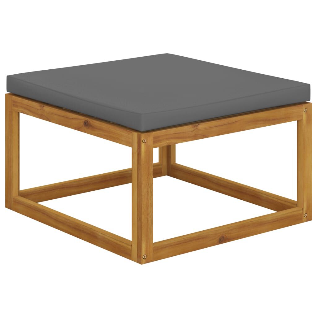 vidaXL 12 Piece Garden Lounge Set with Cushion Solid Acacia Wood