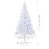vidaXL Artificial Pre-lit Christmas Tree 210 cm 910 Branches
