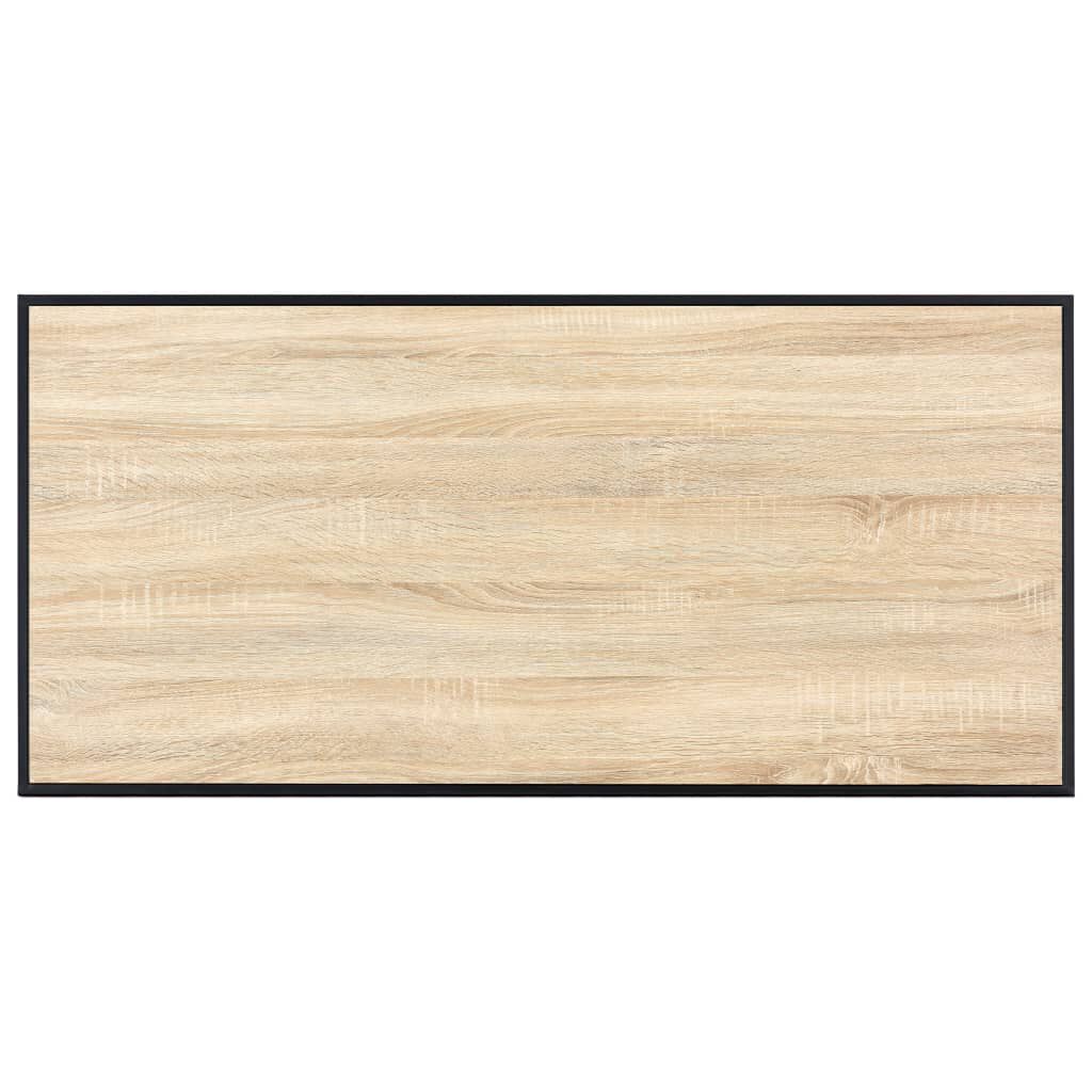 vidaXL Dining Table Oak 120x60x75 cm MDF
