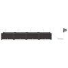 vidaXL Garden Black 80 x 40 x 126 cm Steel