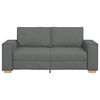 vidaXL 2-Seater Sofa Dark Grey 180x78x84 cm Fabric