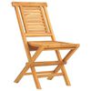 vidaXL Folding Garden Chairs 2 pcs 47x63x90 cm Solid Wood Teak