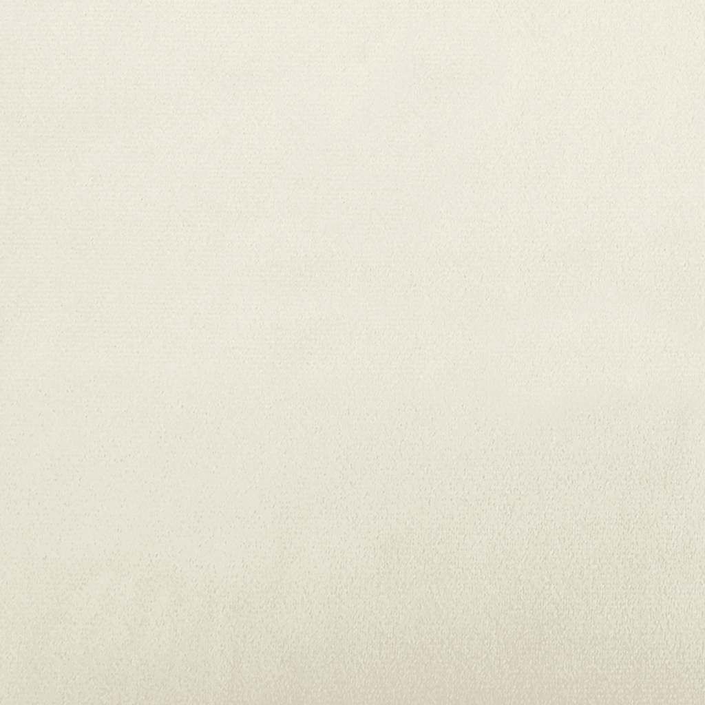 vidaXL Relaxing Chair Cream White Velvet