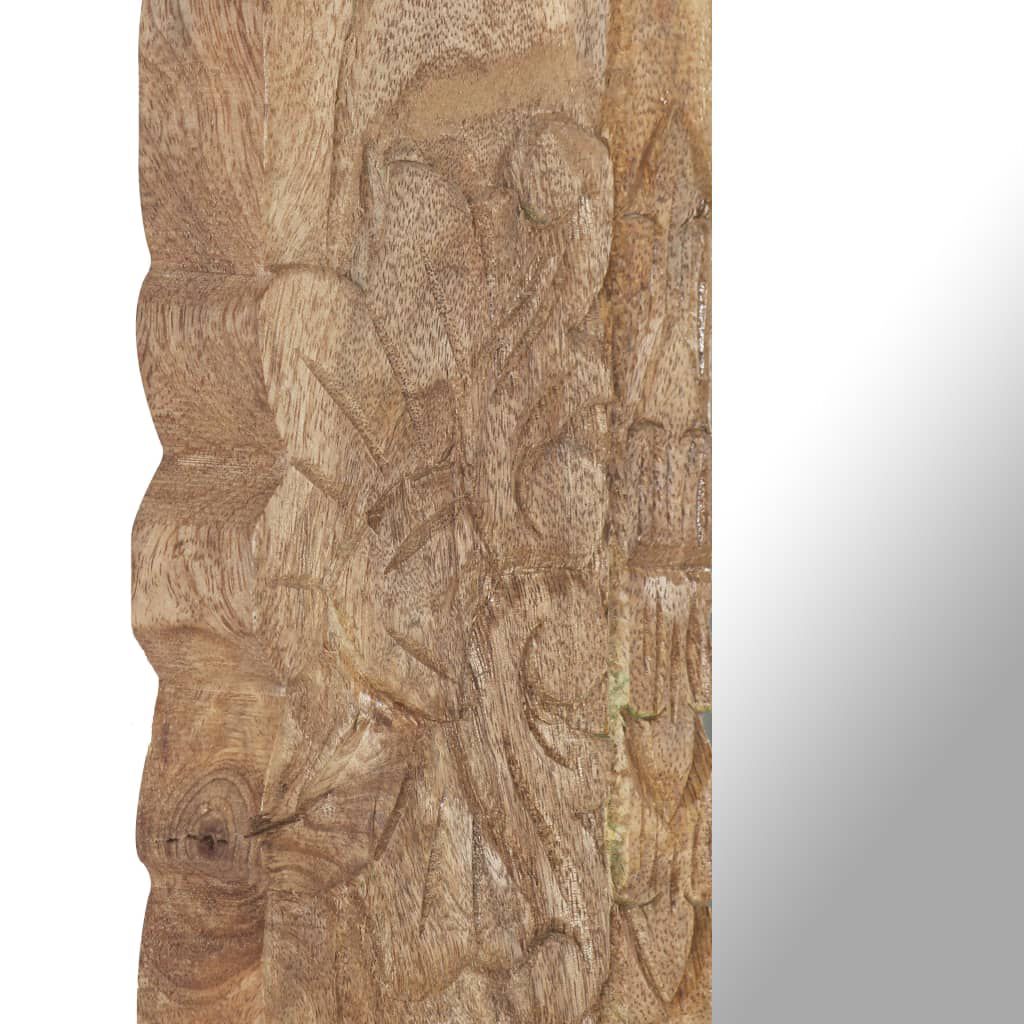 vidaXL Mirror 50x50 cm Solid Mango Wood