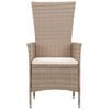 vidaXL 5 Piece Garden Dining Set Beige