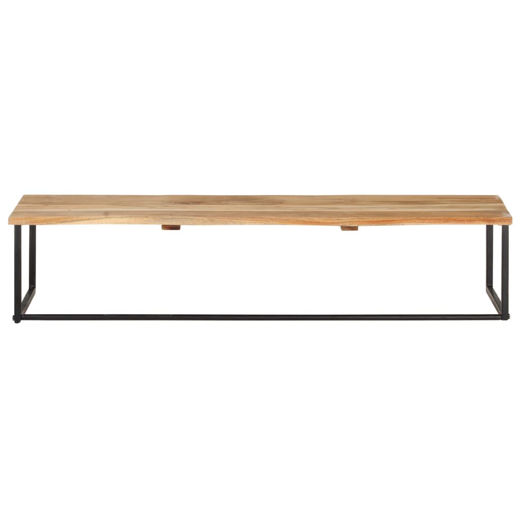 vidaXL Peg with Live Edge 100x35x22 cm Solid Acacia Wood