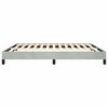 vidaXL Bed Frame without Mattress Light Grey 193x203 cm King Velvet