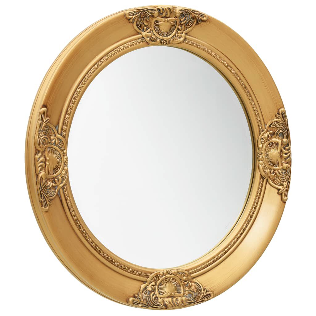 vidaXL Wall Mirror Baroque Style 50 cm Gold