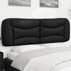 vidaXL Headboard Cushion "Hvar" Black 153 cm Faux Leather
