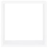 vidaXL Wall Cube Shelves 3 pcs White MDF