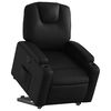 vidaXL Stand up Recliner Chair Black Faux Leather