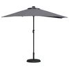 vidaXL Garden Parasol Anthracite 294 x 150 x 224 cm Fabric