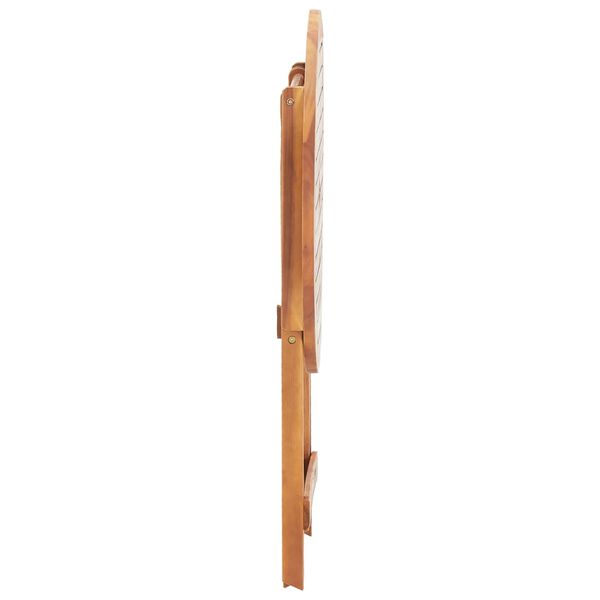 vidaXL Folding Garden Table 60x75 cm Solid Acacia Wood
