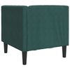 vidaXL Chesterfield Sofa Chair Dark Green Velvet