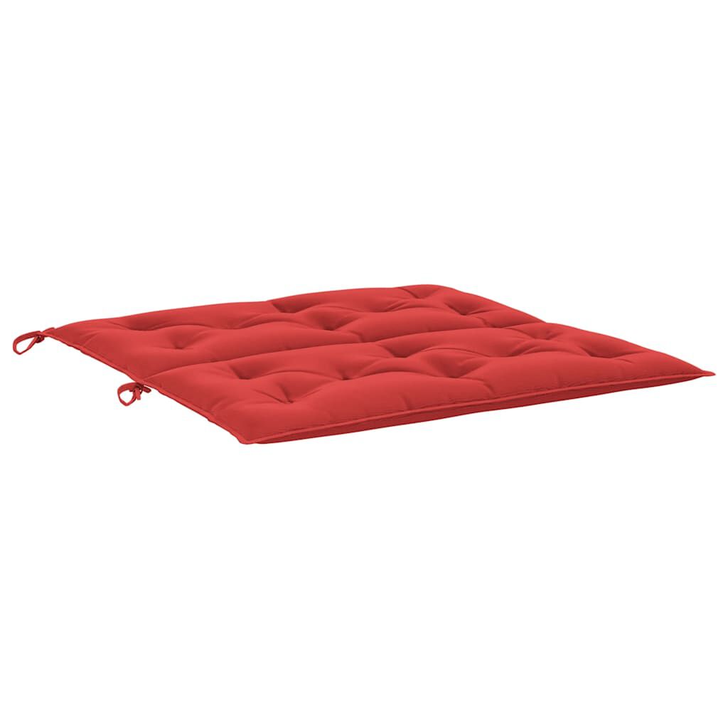 vidaXL Garden Bench Cushion Red 100x(50+50)x7cm Oxford Fabric