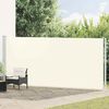 vidaXL Patio Retractable Side Awning 180x600 cm Cream
