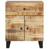 vidaXL Bedside Cabinet 50x33x60 cm Solid Wood Mango&Engineered Wood