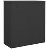vidaXL Office Cabinet with Planter Box Anthracite 90x40x125 cm Steel