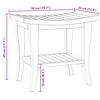 vidaXL Bathroom Side Table 50x35x45 cm Solid Wood Teak