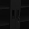 vidaXL Office Cabinet Black 90x40x90 cm Steel